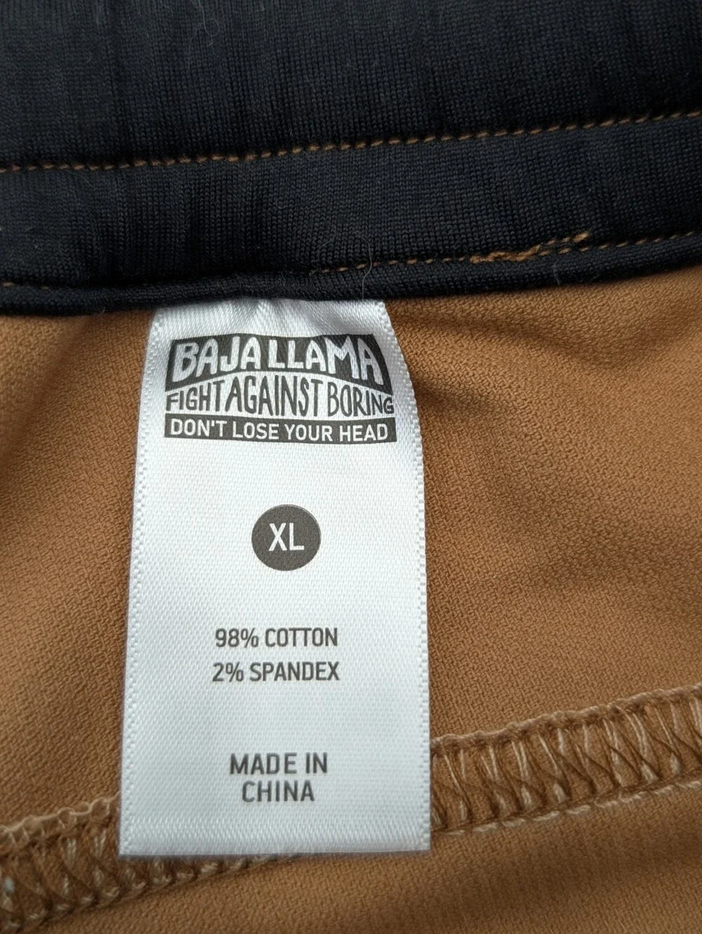 Brand-New Baja Llama Arroyo Sz XL/36 Camel/Brown Stretchy  Corduroy Walk Shorts - Picture 11 of 16